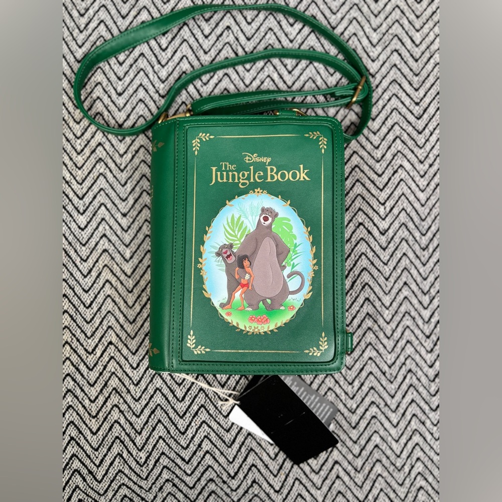Loungefly Disney Jungle Book Green and White Crossbody Bag